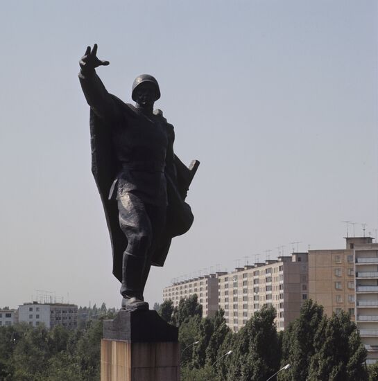 Victory monument in Krivoi Rog city