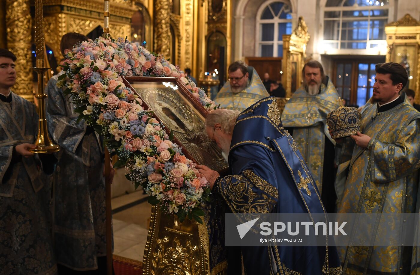 Russia Coronavirus Religious Procession