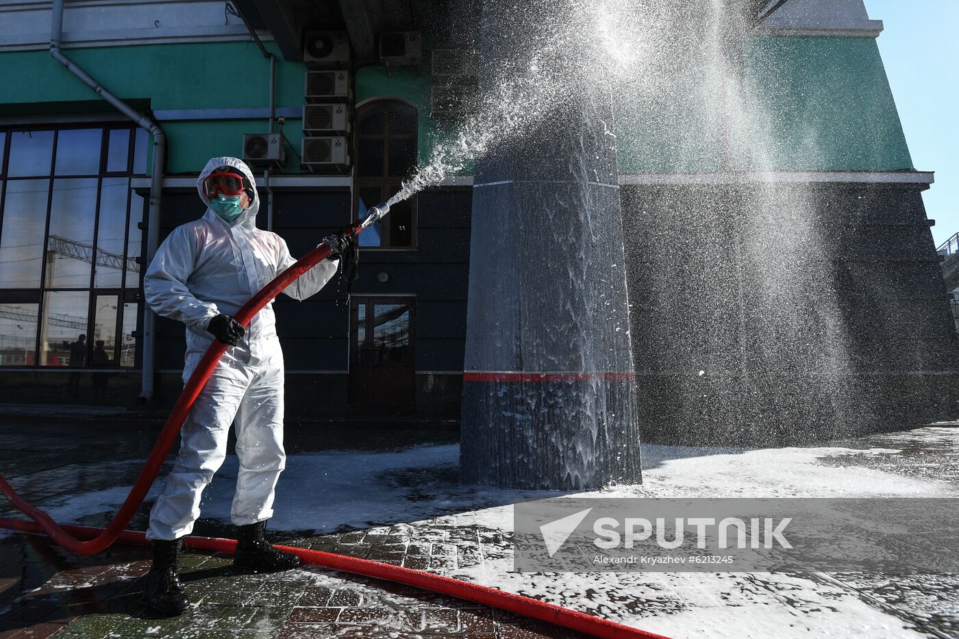 Russia Coronavirus Disinfection