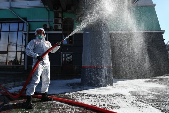 Russia Coronavirus Disinfection
