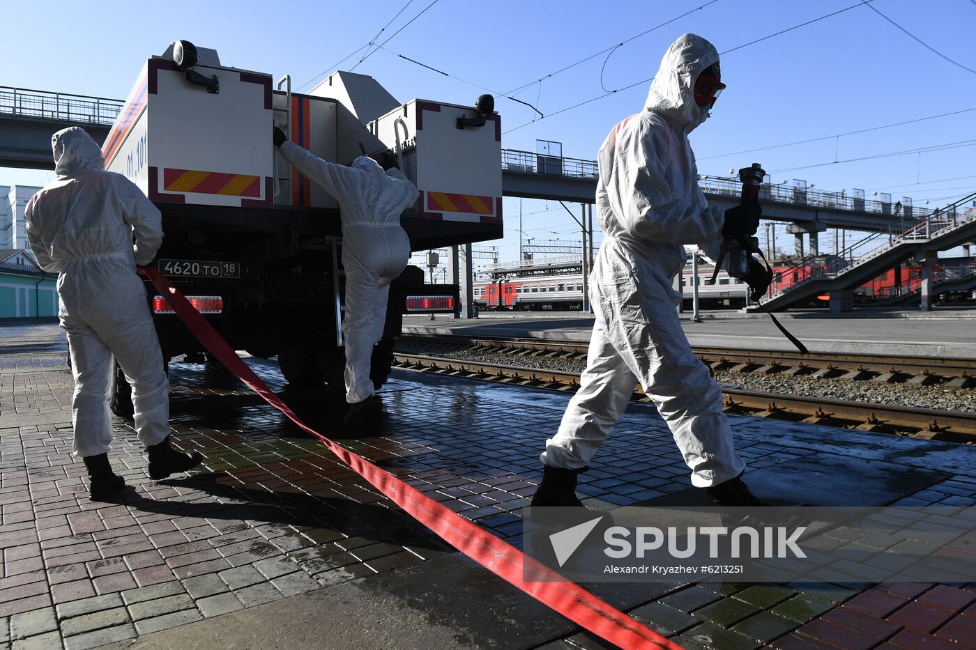 Russia Coronavirus Disinfection