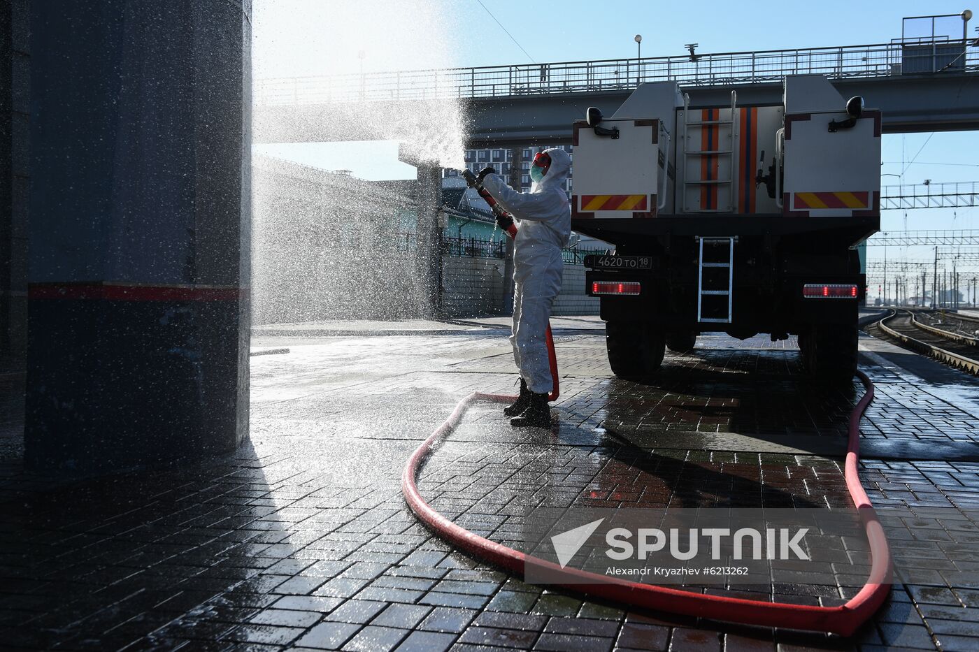 Russia Coronavirus Disinfection