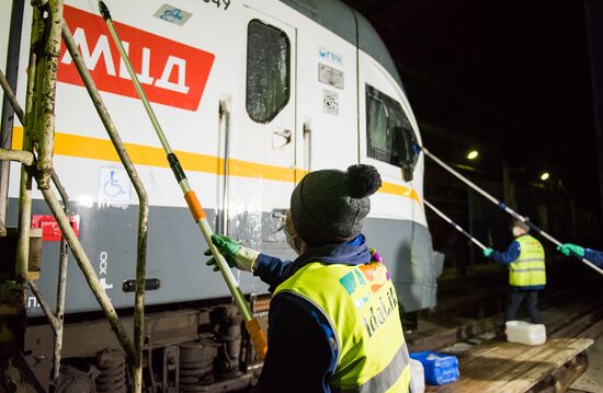Russia Coronavirus Disinfection 