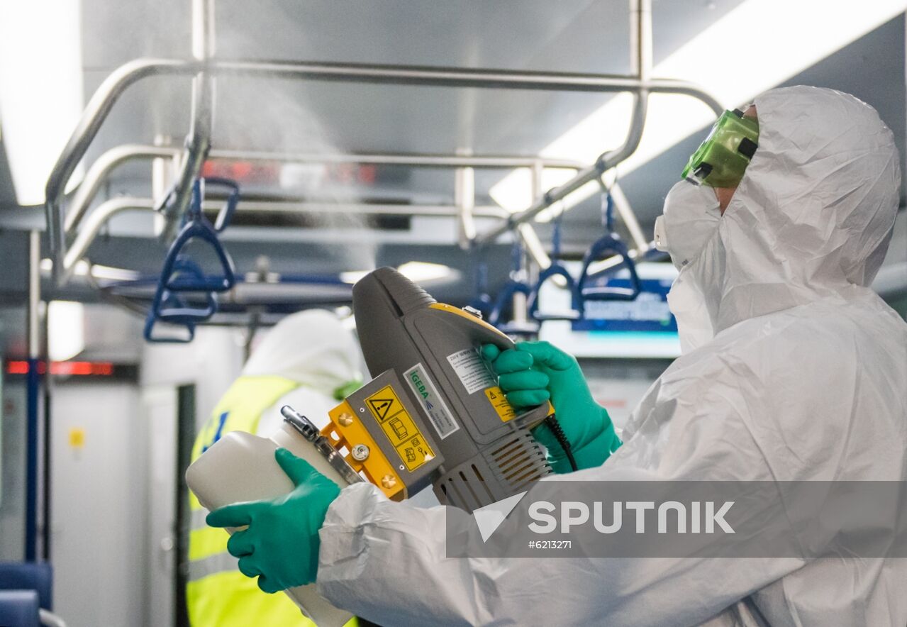 Russia Coronavirus Disinfection
