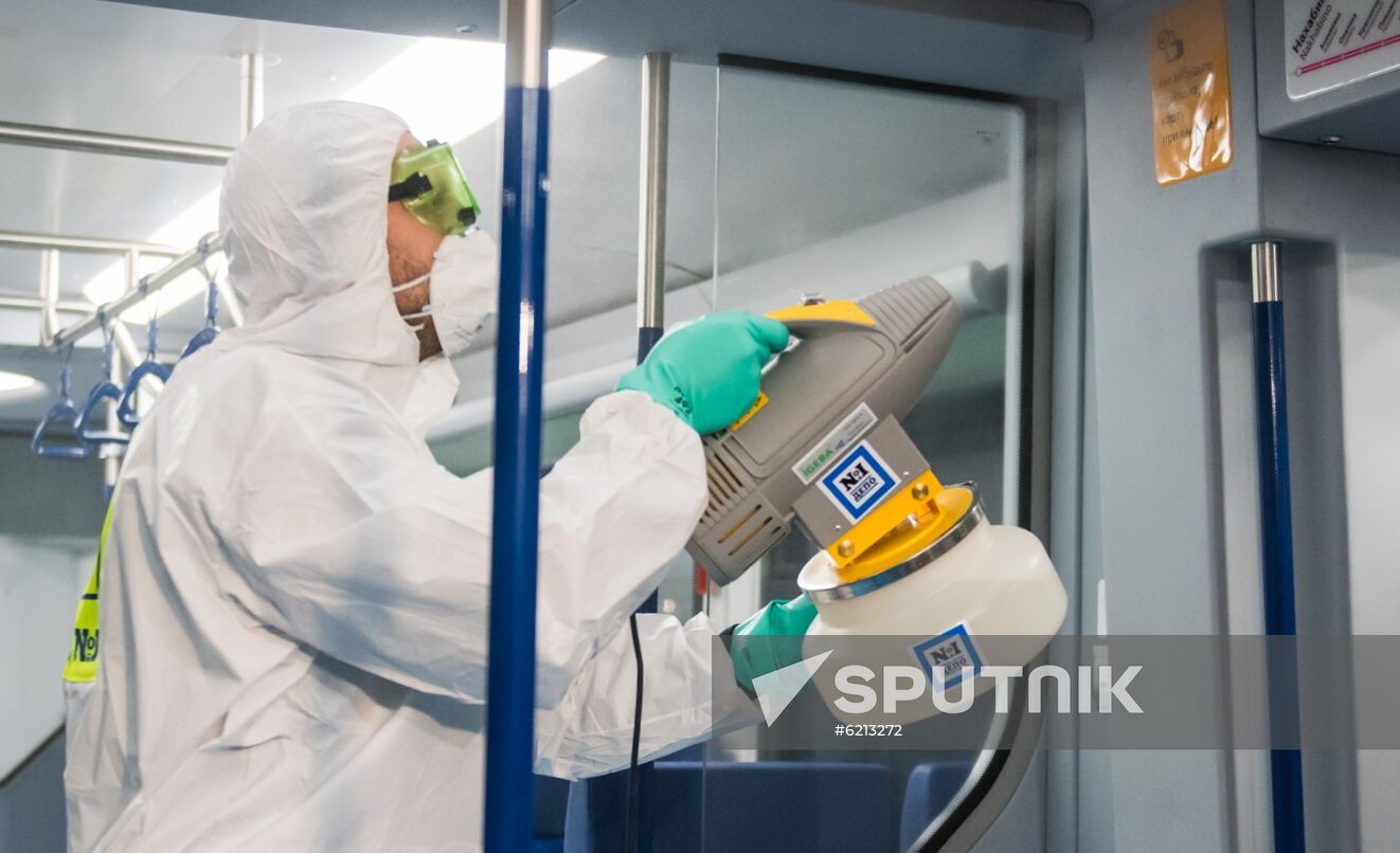 Russia Coronavirus Disinfection