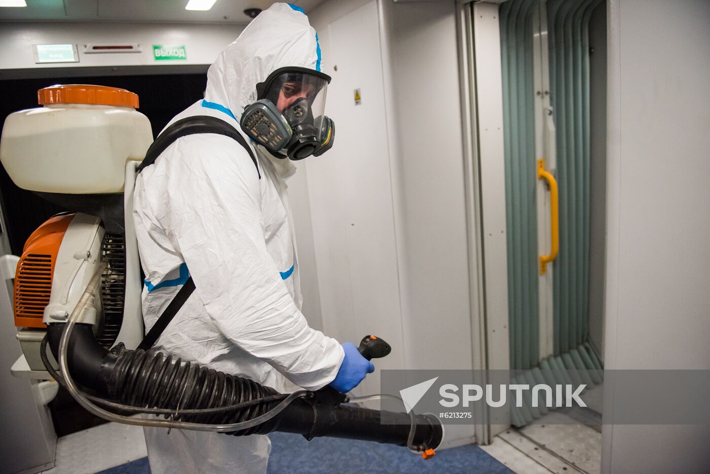 Russia Coronavirus Disinfection