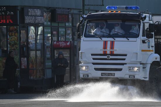 Russia Coronavirus Disinfection