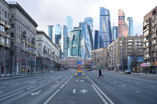 Russia Coronavirus Lockdown