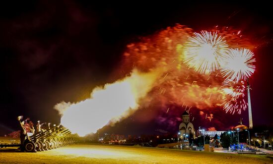 Fireworks marking 75th anniversary of Bratislava liberation