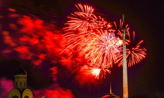 Fireworks marking 75th anniversary of Bratislava liberation