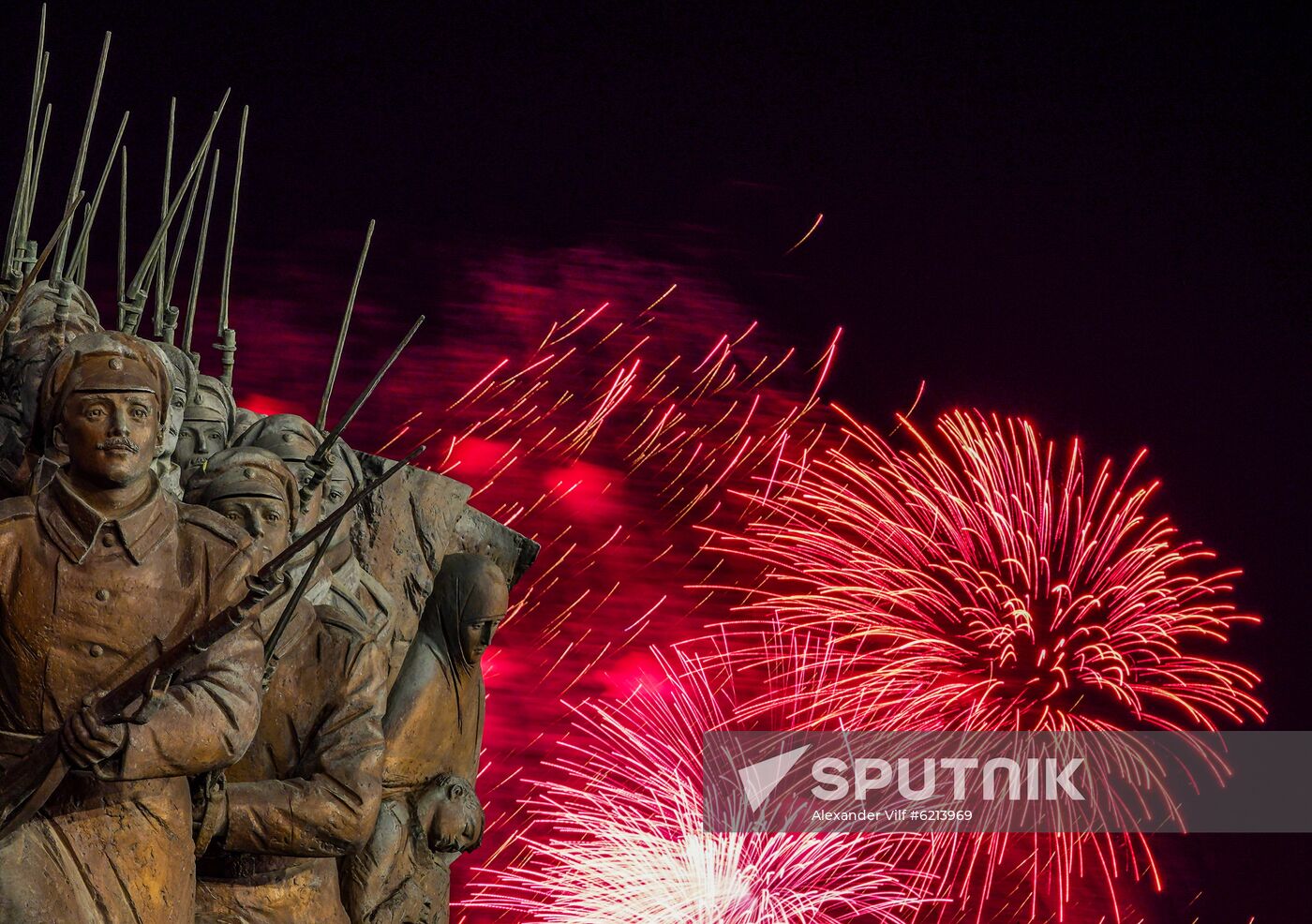 Fireworks marking 75th anniversary of Bratislava liberation