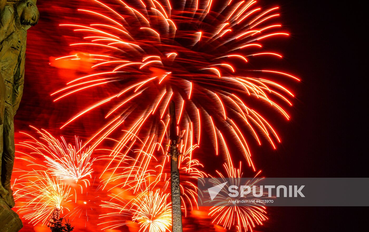 Fireworks marking 75th anniversary of Bratislava liberation