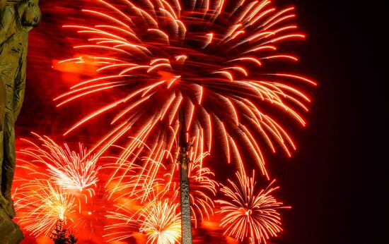 Fireworks marking 75th anniversary of Bratislava liberation