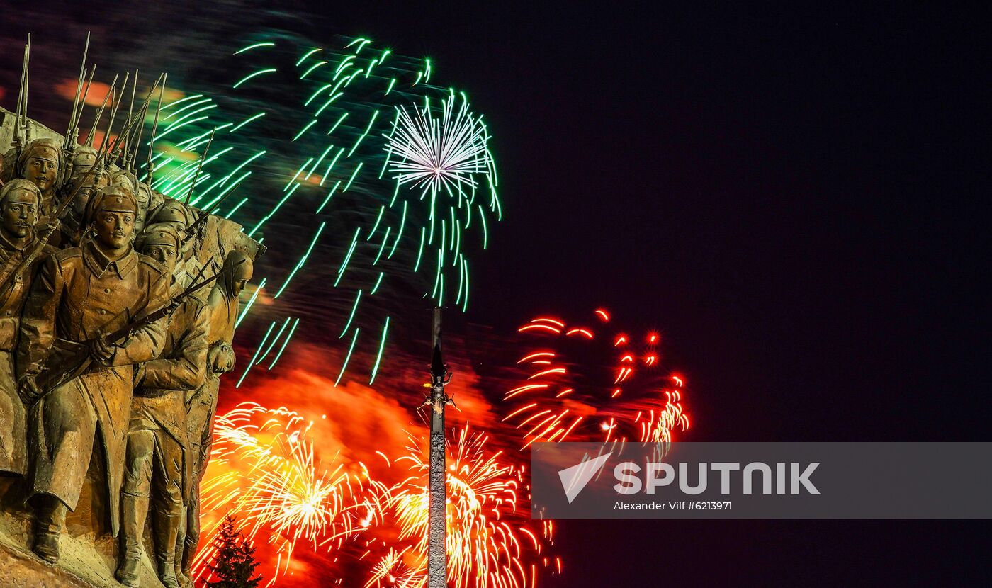 Fireworks marking 75th anniversary of Bratislava liberation
