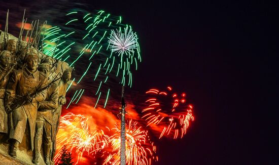 Fireworks marking 75th anniversary of Bratislava liberation