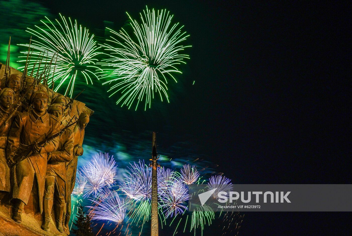Fireworks marking 75th anniversary of Bratislava liberation