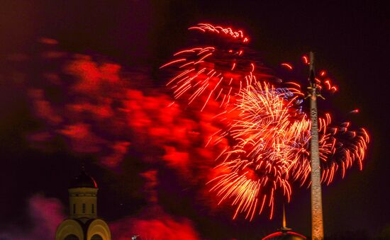 Fireworks marking 75th anniversary of Bratislava liberation