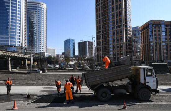 Russia Road Repair
