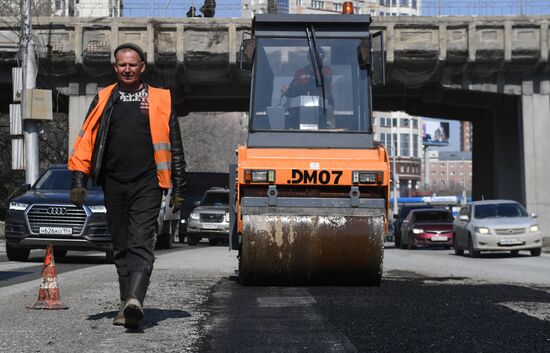 Russia Road Repair
