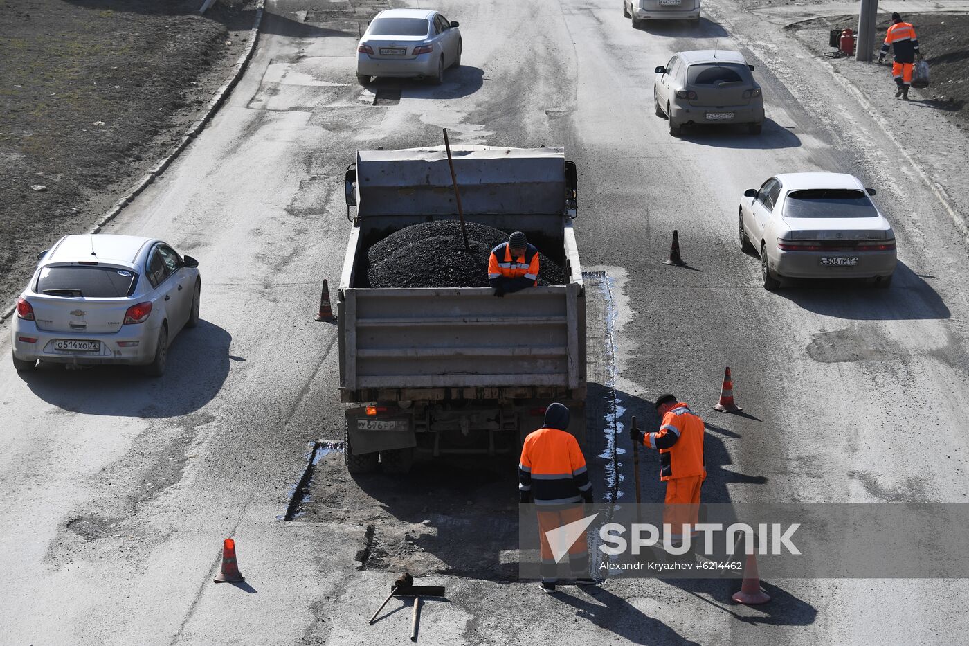 Russia Road Repair