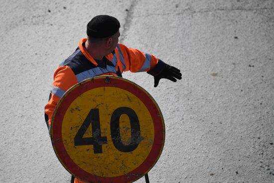 Russia Road Repair