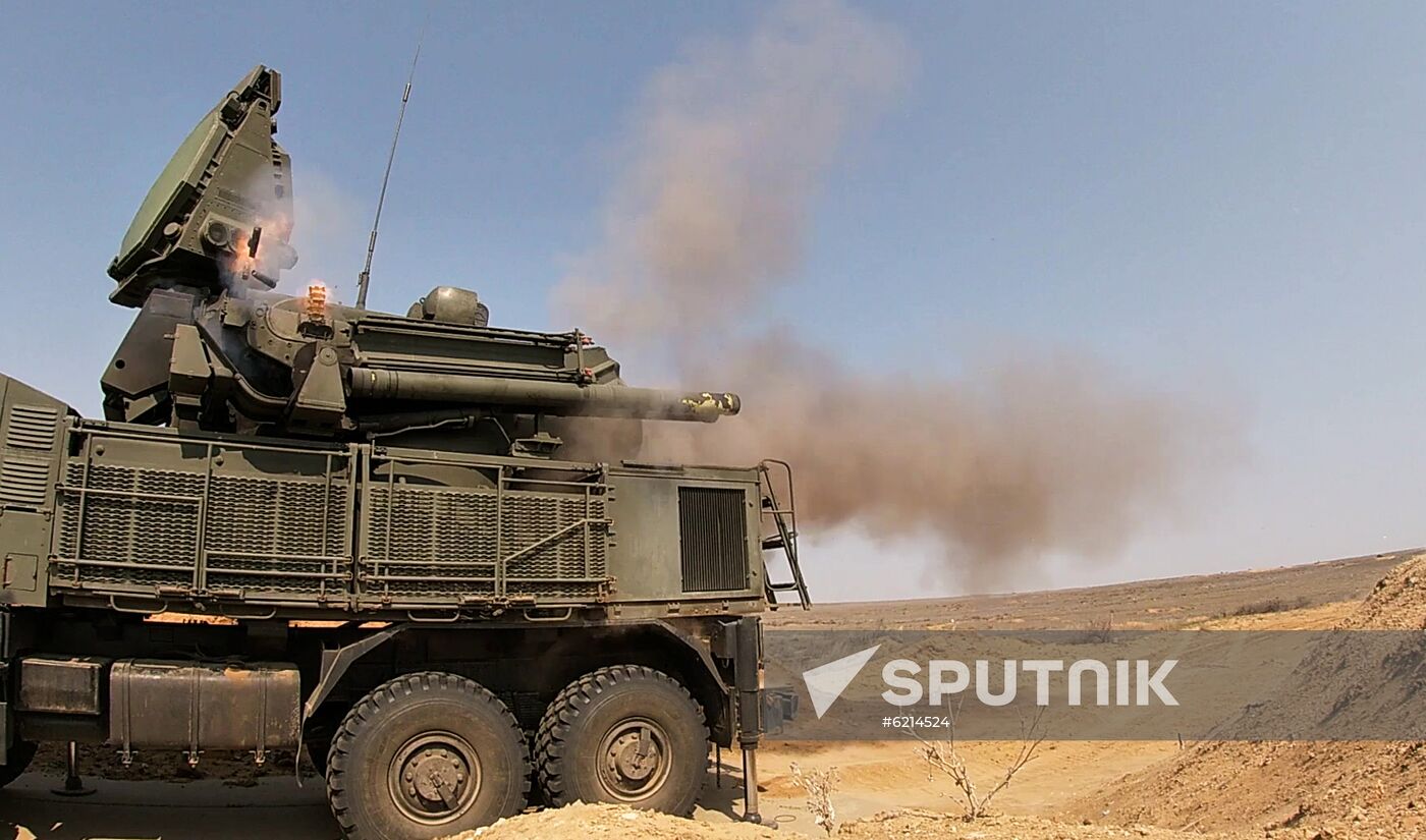 Russia Army Pantsir Drills