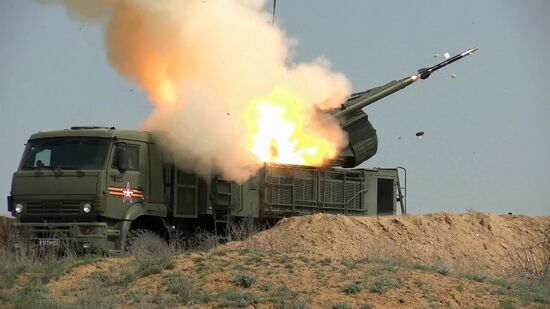 Russia Army Pantsir Drills