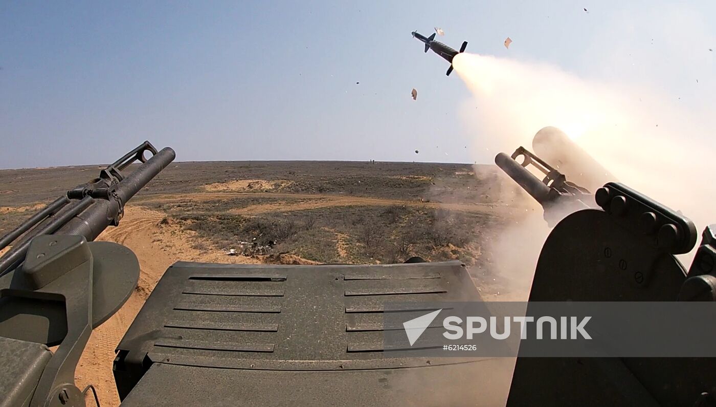 Russia Army Pantsir Drills