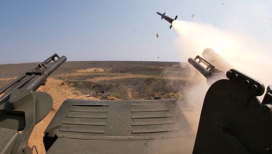 Russia Army Pantsir Drills