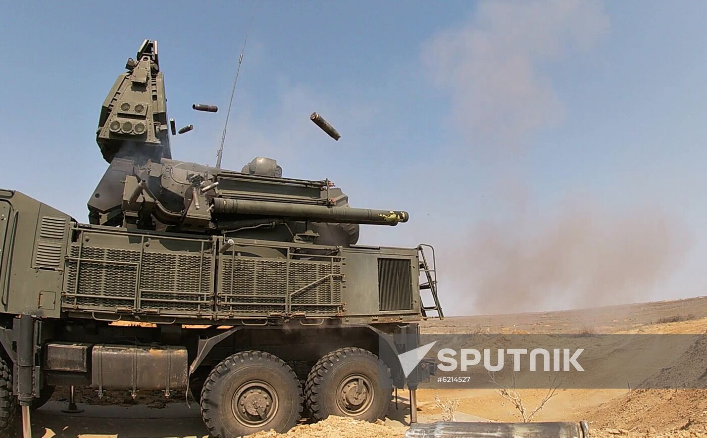 Russia Army Pantsir Drills