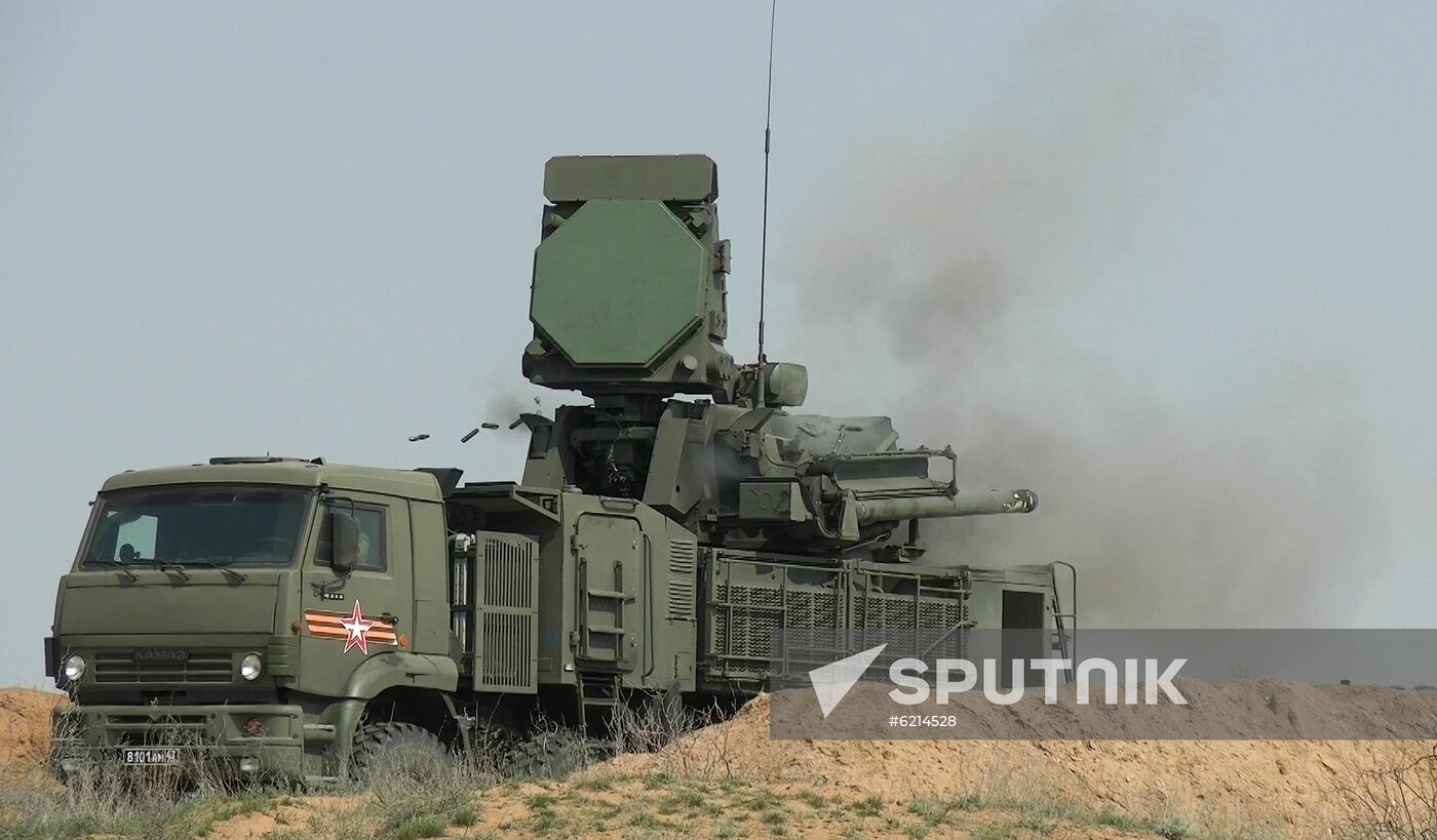 Russia Army Pantsir Drills