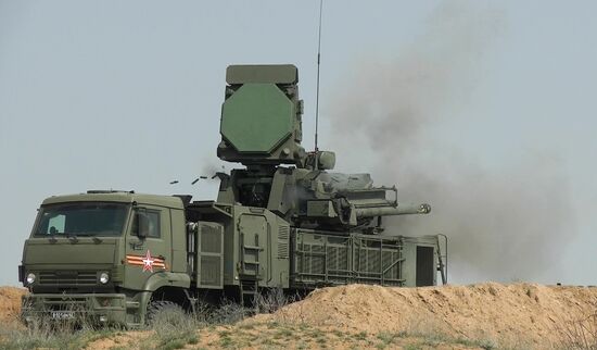 Russia Army Pantsir Drills