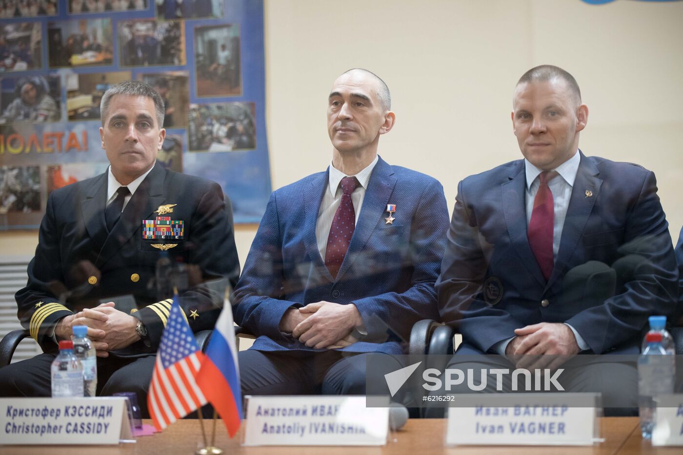 Kazakhstan Space Station Crew