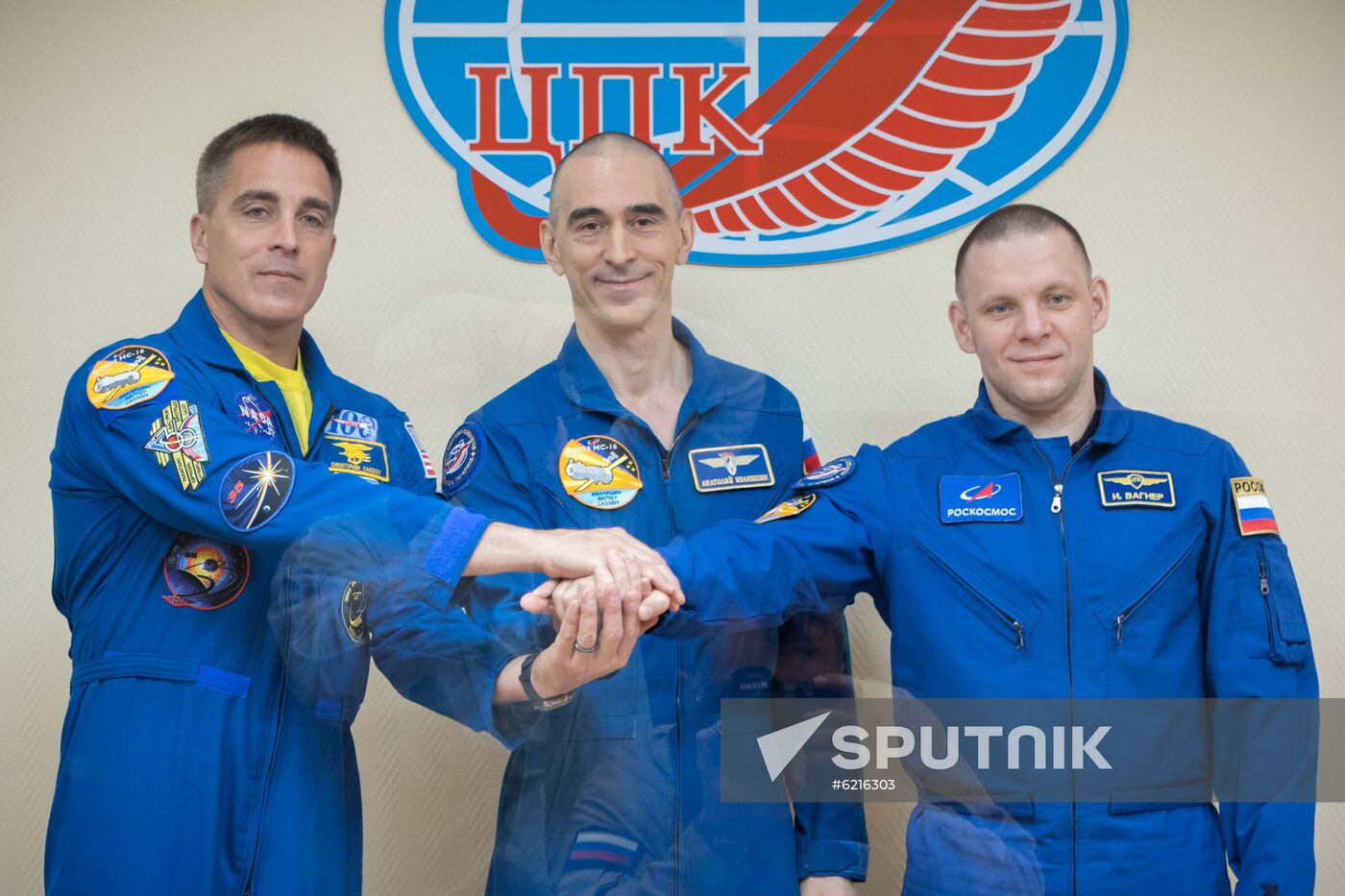Kazakhstan Space Station Crew