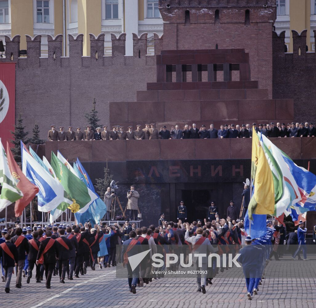 May Day rally in Moscow