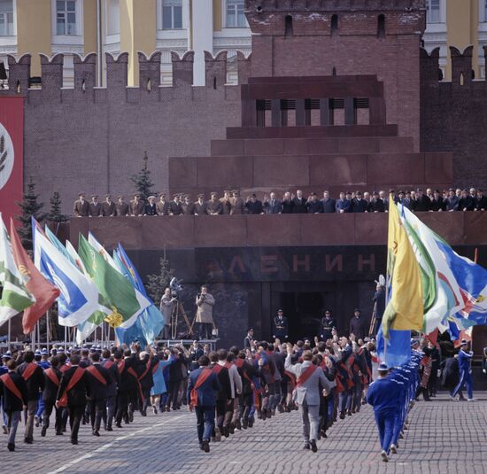 May Day rally in Moscow