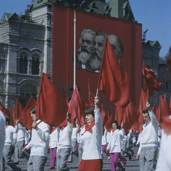 May Day rally in Moscow