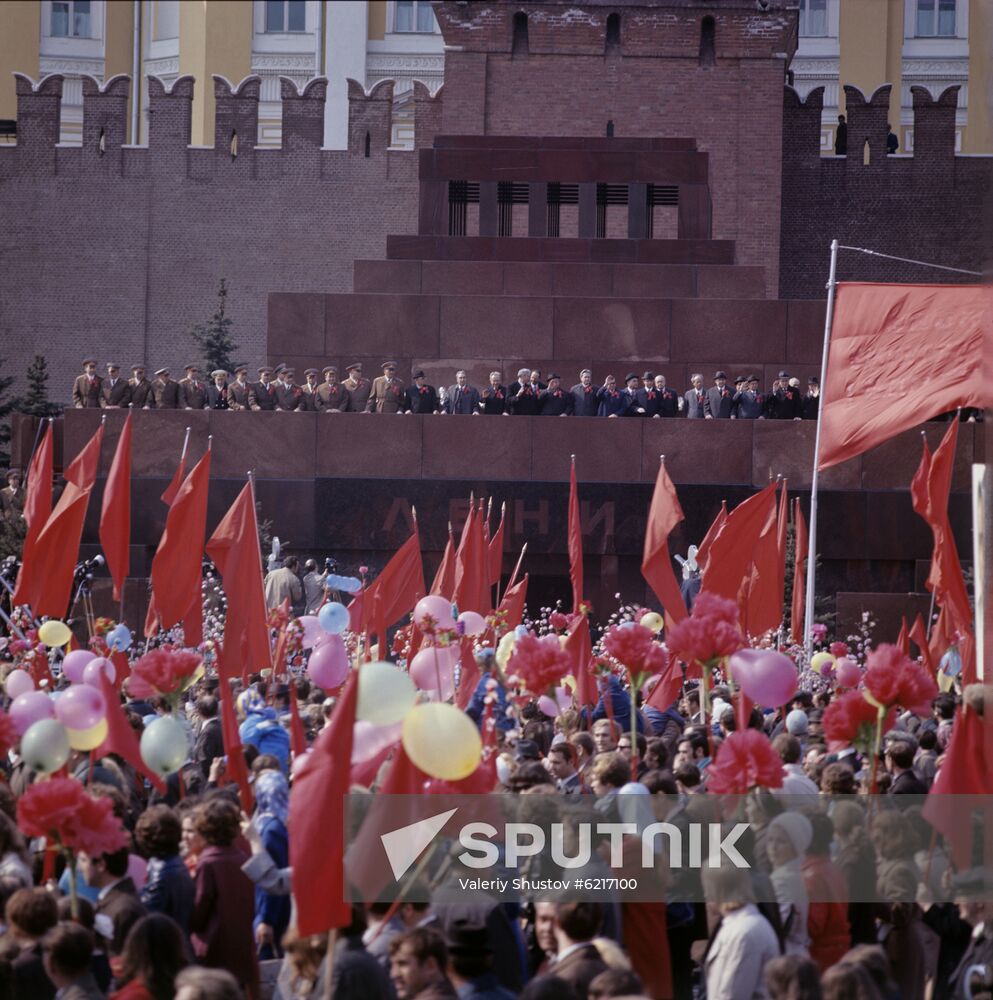 Labor Day rally in Moscow