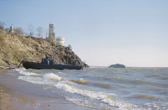 Amur River in Khabarovsk Territory