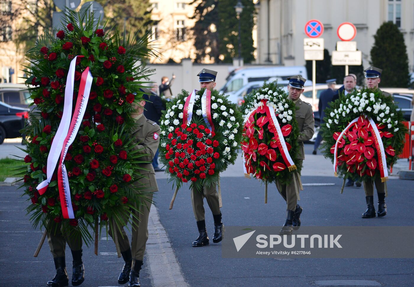 Poland Government Plane Crash Anniversary