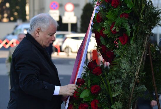 Poland Government Plane Crash Anniversary
