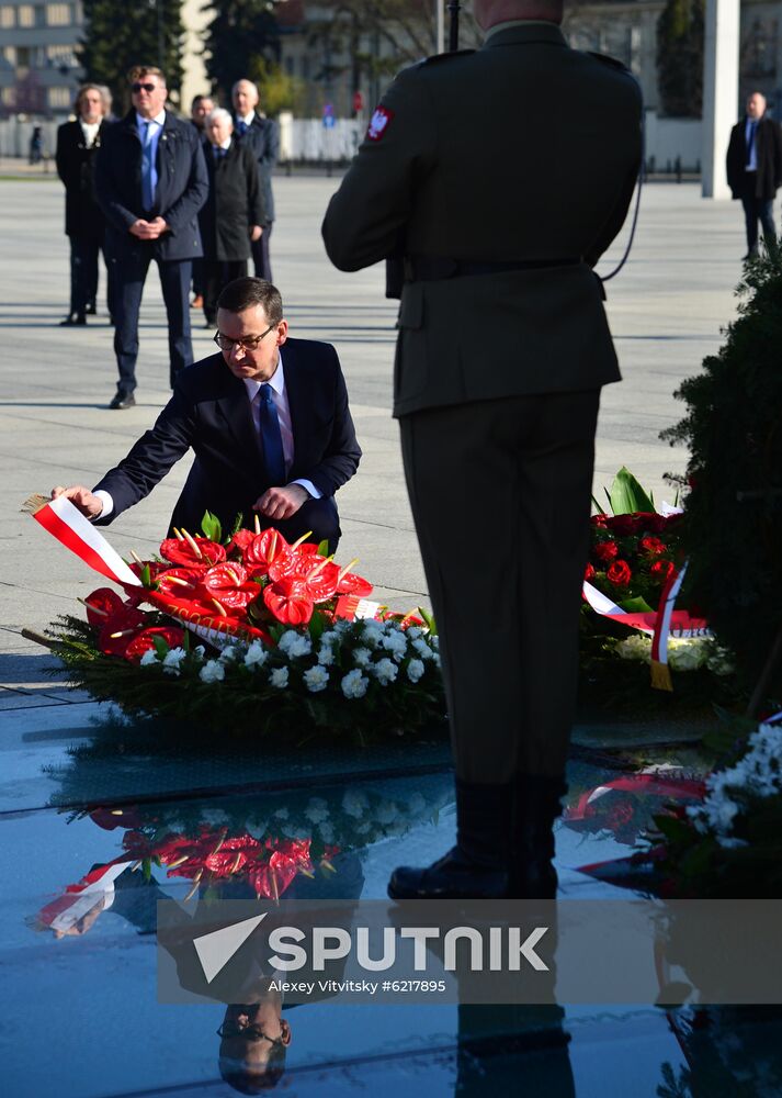 Poland Government Plane Crash Anniversary