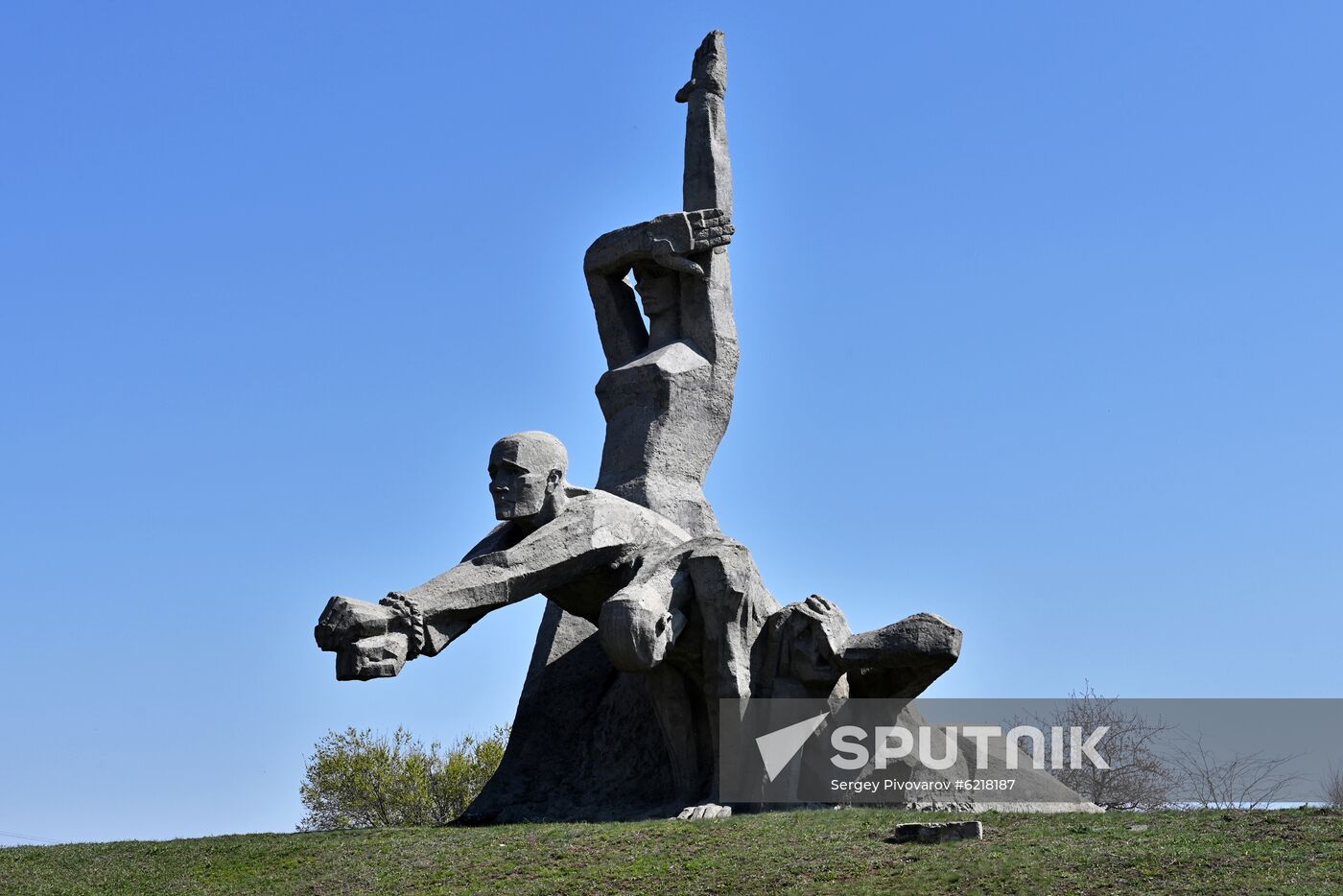 Zmievskaya Balka memorial to Nazi victims in Rostov-on-Don