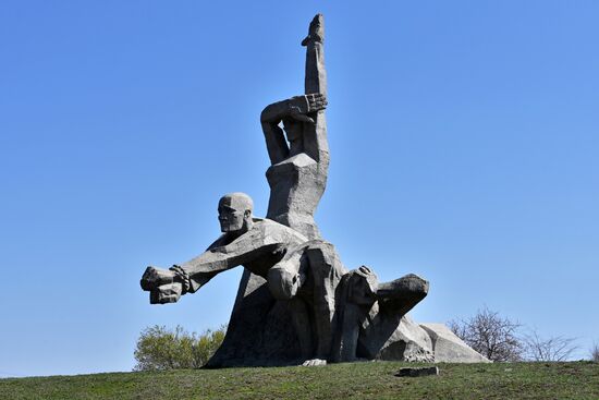 Zmievskaya Balka memorial to Nazi victims in Rostov-on-Don