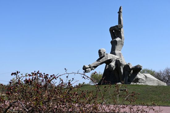 Zmievskaya Balka memorial to Nazi victims in Rostov-on-Don