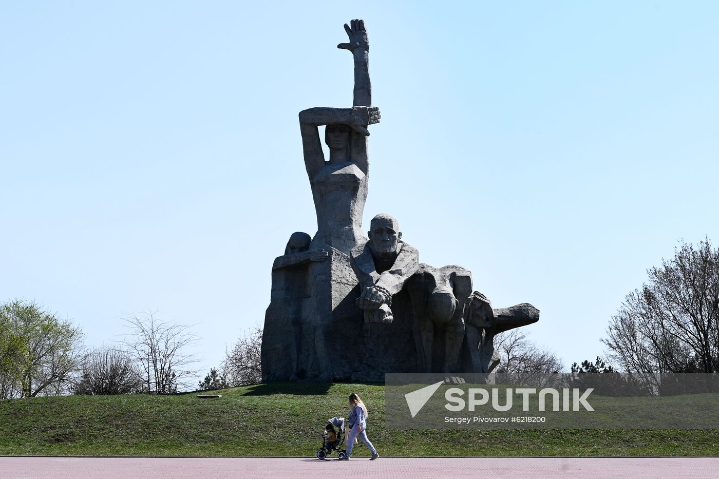 Zmievskaya Balka memorial to Nazi victims in Rostov-on-Don