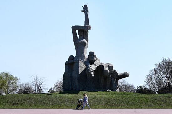 Zmievskaya Balka memorial to Nazi victims in Rostov-on-Don