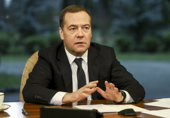 Russia Medvedev Coronavirus Forum