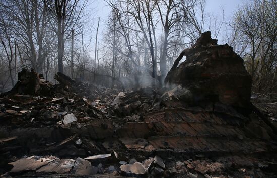 Ukraine Chernobyl Forest Fire