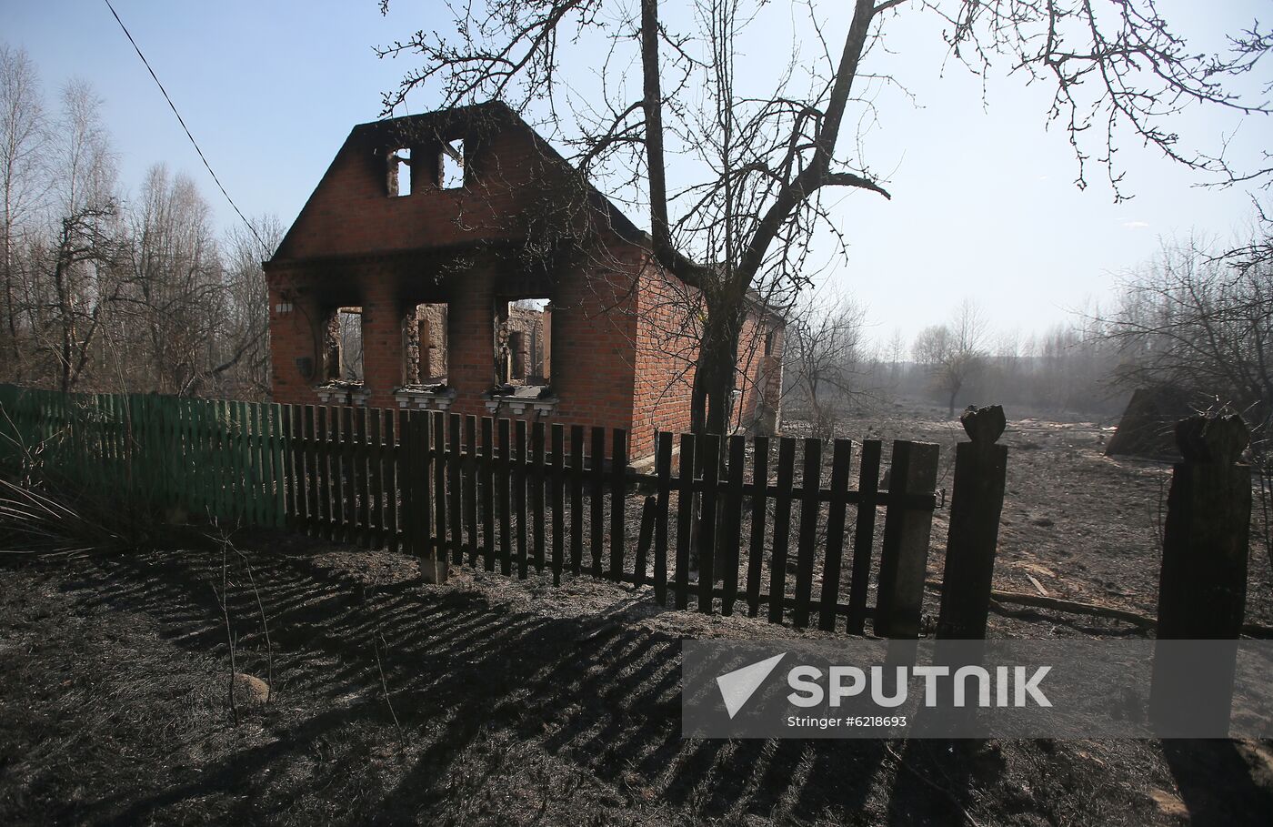 Ukraine Chernobyl Forest Fire